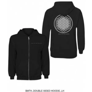 BMTH Flower Of Life Zip Hoodie Black: XXL