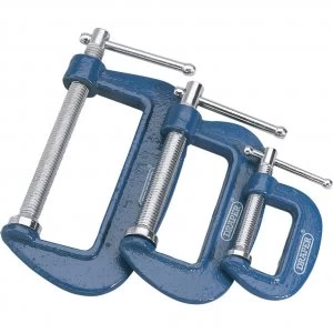 Draper 3 Piece G Clamp Set