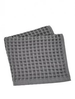 Perri Home Waffle Bath Towel Charcoal