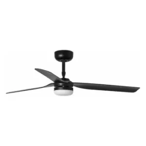 Faro Lighting - Faro Punt LED Black 3 Blade Ceiling Fan With dc Motor