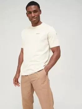 Barbour Swift T-Shirt - Grey, Beige, Size XL, Men