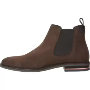 Tommy Hilfiger Signature Hilfiger Suede Chelsea - Brown