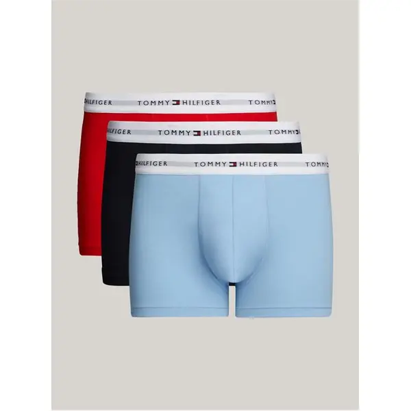 Tommy Hilfiger 3 Pack Signature Boxer Shorts3P TRUNK - Red XL