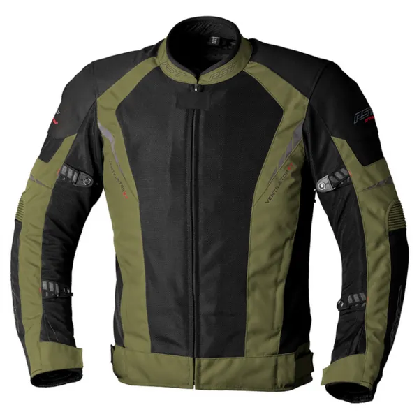 RST Ventilator XT Textile Jacket Green Black Size 46