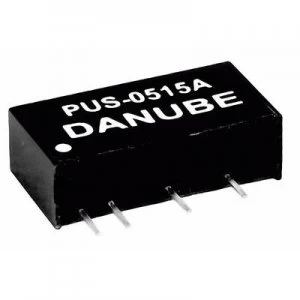 Danube PUD 0512 3K DCDC converter print 5 Vdc 12 Vdc 12 Vdc 42 mA 1 W No. of outputs 2 x