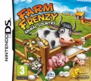 Farm Frenzy Animal Country Nintendo DS Game