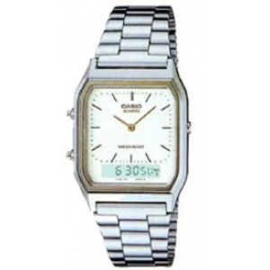 Casio Mens Silver Classic Combi Watch