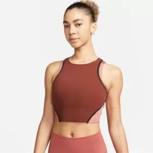 Nike Dri-Fit Luxe Tank Top Womens - Brown