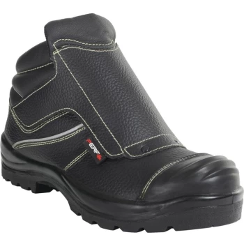 PB94C Mens Black Welders Safety Boots - Size 11 - Perf