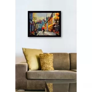 SC1154 Multicolor Decorative Framed MDF Painting