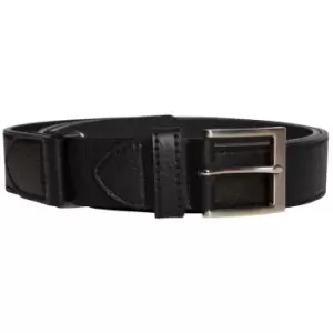 Duke Mens D555 Matthew Kingsize Xtenda Leather Belt (44) (Black)