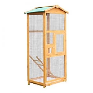 PawHut Bird Cage Golden Red 630 mm x 680 mm x 1650 mm