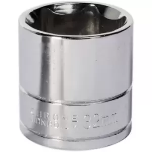 SEALEY - S0665 WallDrive Socket 32mm 1/2"Sq Drive