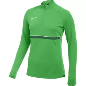 Nike DriFit Academy Drill Top Womens - Green