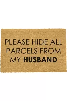 Please Hide All Parcels From My Husband Doormat