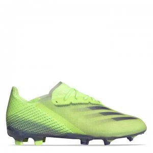 adidas X Ghosted.1 Junior FG Football Boots - SignGreen/Ink