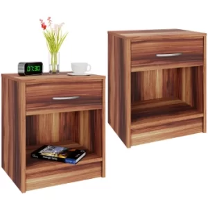 Bedside Table 2Pcs Merano Design 50x40x35cm