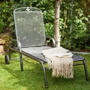 Royal Garden Savoy Sun Lounger - Grey