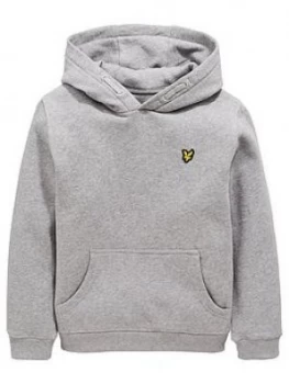 Lyle & Scott Boys Classic Overhead Hoody, Grey Heather, Size 3-4 Years