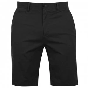 Howick Oakley Slim Chino Shorts - Black