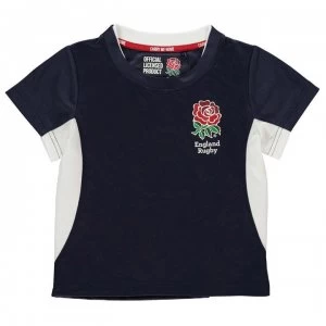 RFU England Poly T Shirt Infant Boys - Navy