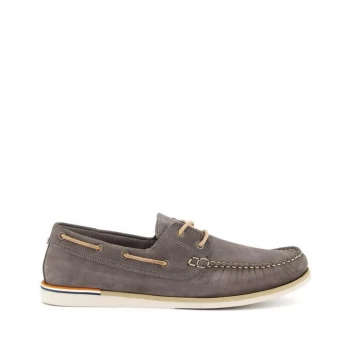 Dune London Blaines Boat Shoes - Grey