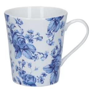 Mikasa Hampton Mini Blue Flowers Mug Blue and White