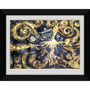 Doctor Who Exploding Tardis Framed Photographic Print