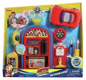 Mickey Roadster Racers Gas Station Set