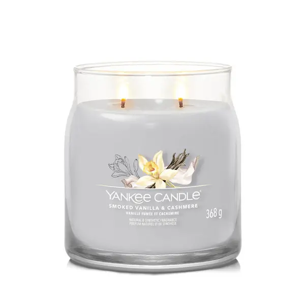 Yankee Candle Smoked Vanilla & Cashmere Scented Candle 368g