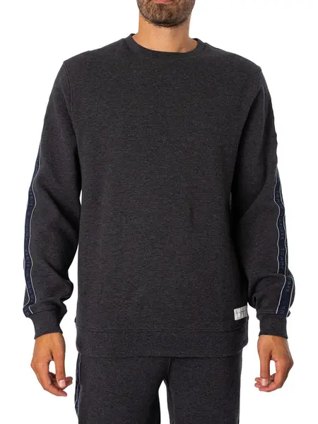 Tommy Hilfiger Lounge Track Sweatshirt Dark Grey M