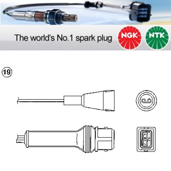 NGK OZA446-E11 / 1898 Lambda Sensor Zirconia Type Oxygen O2 Exhaust Probe