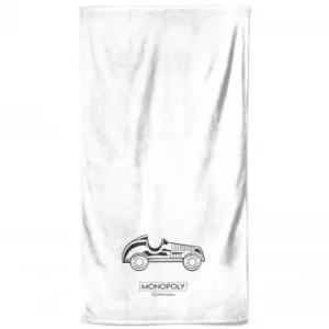 Monopoly Car Figure Bath Towel