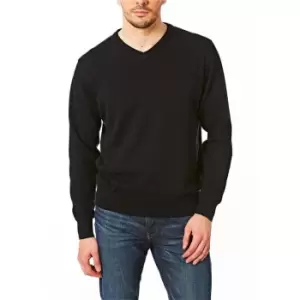 Castle Point V Neck Sweatshirt Mens - Black