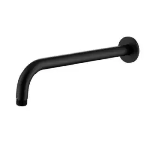 Arissa Matt Black 300mm Round Wall Arm