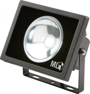 KnightsBridge IP65 Adjustable Low Energy LED Security Flood Light Black Aluminium. - 20 Watt