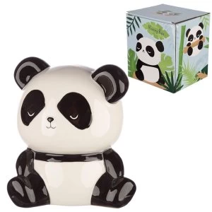 Ceramic Panda Shaped Money Box