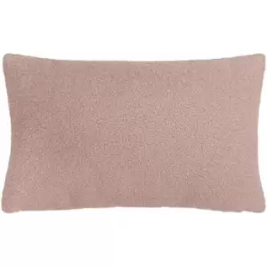 Furn - Malham Textured Fleece Cushion Cover, Powder, 30 x 50 Cm