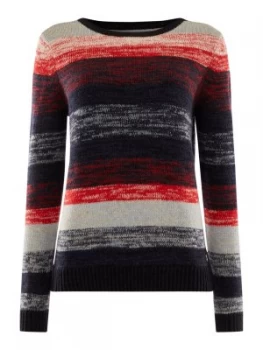 Barbour Rhossili Boat Neck Stripe Jumper Blue