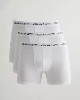 GANT Men 3 Pack Boxer Briefs (S) White