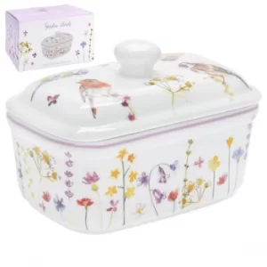 Garden Birds Butter Dish