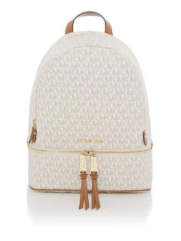 Michael Kors Rhea zip back pack Neutral