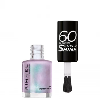 Rimmel 60 Seconds Super-Shine Nail Polish (Various Shades) - Mermaid Fun