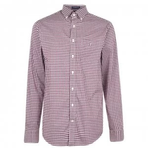 Gant Long Sleeve Gingham Shirt - Blue 605