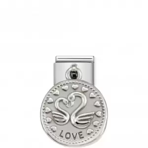 Nomination Composable Classic Charm Wishes Silver Love Link 331804/08