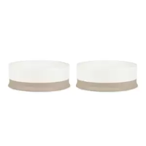 Scruffs Scandi 2pc Bowl Set - Cream 16cm