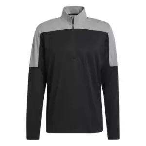 adidas Lightweight Zip Top Mens - Black