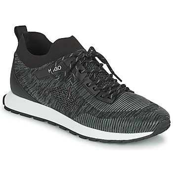 Hugo Boss Icelin Knit Runner Trainers Black 001 Men