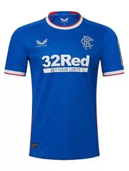 Castore Rangers Mens 22/23 Home Replica Shirt - Blue Size S, Men