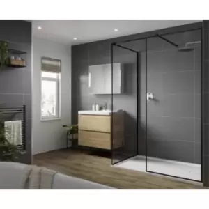 Multipanel Tile Effect Dust Grey Shower Wall Panel 2400 x 598mm